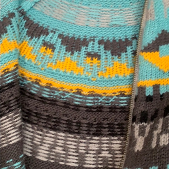 Zip up knit sweater/ Charlie Brown costume - Picture 2 of 2